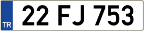 Truck License Plate